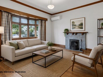 Two Bedroom/Two Living - Ornate Features!