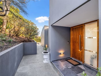 Architectural, spacious and stunning views.