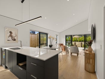 Mountain views, light-filled, and private