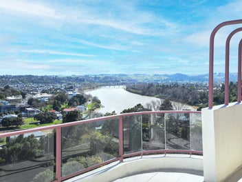 Spacious living with stunning views