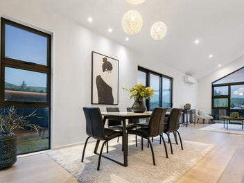 Unique kitchen & vaulted ceilings