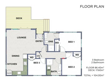 Brand New Home, Single Level, 3 bedroom 2 bath
