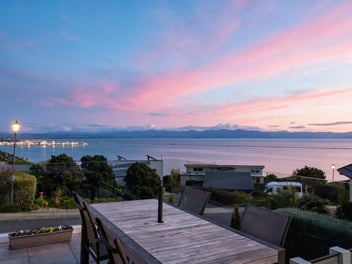 Four Bedrooms, Sea Views & Three-Car Garaging
