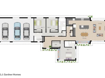Rural Lifestyle section with Triple Garage Home