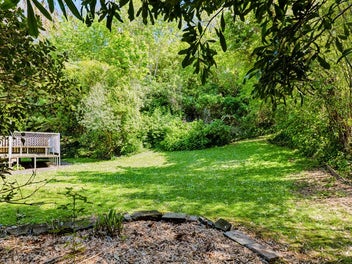 hidden away, plenty of space