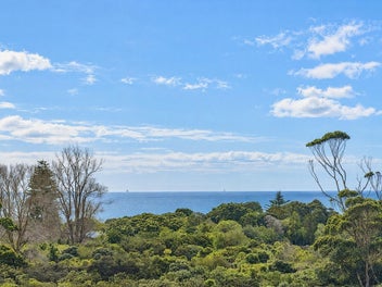 Architectural luxury with sea and park views
