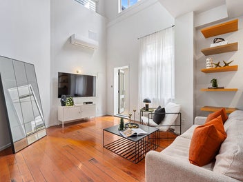 ONE BEDROOM. TWO BATHROOMS. PLENTY OF CHARACTER.