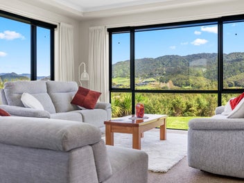 Exceptional garaging, outlook and privacy