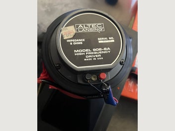 ALTEC LANSING 908-8A ドライバー Used altec 908 for Sale | HifiShark.com