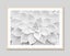 White Succulent Art Print Carousel 9