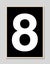 Helvetica Number 8 Art Print Carousel 4