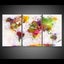 ON SALE FREE SHIPPING - 3 Piece Canvas Art Print - COLORFUL MAP Carousel 1