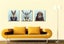 X'MAS SALE FREE SHIPPING - Large 3 Piece Canvas Art Print Carousel 3