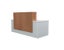Nelson Reception Desk 1700W x 700D x 1125H mm Carousel 4