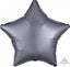45cm Standard Balloon XL Satin Luxe Graphite Star Carousel 1