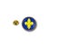 pins pin's flag national badge metal lapel hat button vest fleur de lys king lis Carousel 1