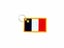 Keychain keyring embroidered embroidery patch flag acadia acadie canada Carousel 1
