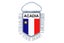 Mini banner flag pennant window mirror cars country banner canada acadia acadie Carousel 1