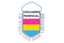 Mini banner flag pennant window mirror cars country banner pansexual pride Carousel 1