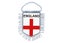 Mini banner flag pennant window mirror country banner england st george cross Carousel 1