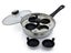 AVANTI 4 Egg Poacher Pan with Lid Set 20cm Carousel 2