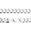 925 Sterling Silver Bling Chain - CURB 11mm Carousel 3