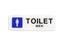MENS / MALE Toilet Sign Plastic *RRP $4.95 Carousel 1