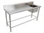 1.78m Stainless Steel Commercial Kitchen Worktop Sink (R) Bench with Splashback Carousel 1