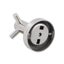 Chrome Double Robe Hook Carousel 5