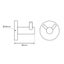 Chrome Double Robe Hook Carousel 7