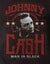 Johnny Cash T Shirt Man in Black Vintage Logo Official Mens New Black Carousel 3