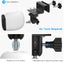 Gutter Mount Bracket For Arlo / Eufy / Swann / Reolink Cameras - White Carousel 3