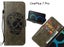 OnePlus 7 Pro case skull vintage leather wallet case Carousel 1