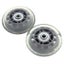 2pcs 70mm Clear Luggage Suitcase Replacement Rubber Wheel Roller Suitcase Repair Carousel 2