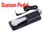 PTN Metal Foot Sustain Pedal Controller Switch Electronic Keyboard Piano Drum Carousel 1