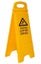 Floor Stand - Caution Slippery Surface (Each) Carousel 1