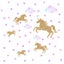 Cartoon Unicorns Flower Flag Star Heart Wall Stickers / Decals - 6 Designs Carousel 5