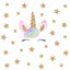 Cartoon Unicorns Flower Flag Star Heart Wall Stickers / Decals - 6 Designs Carousel 6