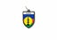 keychain key chain ring flag national souvenir shield new caledonia Carousel 1