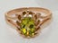 9ct Rose Gold Peridot ring Womens Engagement Ring Carousel 5