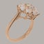 9ct Rose Gold Opal ring Womens Cluster Ring Size Y 1/2 Carousel 2