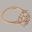 9ct Rose Gold Opal ring Womens Cluster Ring Size Y 1/2 Carousel 3