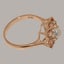 9ct Rose Gold Cultured Pearl & Citrine ring Womens Cluster Ring Size Y 1/2 Carousel 3