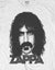 Frank Zappa T Shirt Big Face Portait Logo new Official Mens White Carousel 3