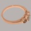 Rose Gold Natural Opal & Peridot Womens Trilogy Ring - Full 9ct UK Hallmark Carousel 4