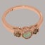 Rose Gold Natural Opal & Peridot Womens Trilogy Ring - Full 9ct UK Hallmark Carousel 5