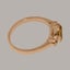 Rose Gold Natural Citrine Womens Trilogy Ring - Full 9ct UK Hallmark Carousel 3