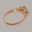 Rose Gold Natural Opal Womens Trilogy Ring - Full 9ct UK Hallmark Carousel 2