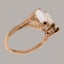 Rose Gold Natural Opal Womens Trilogy Ring - Full 9ct UK Hallmark Carousel 2