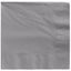Dinner Napkins Silver 2 Ply - Pack of 20 Carousel 1